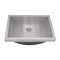 Ruvati 20 x 14 inch Brushed Stainless Steel Rectangular Bathroom Sink Semi-Recessed RVH6211ST - alternate 5